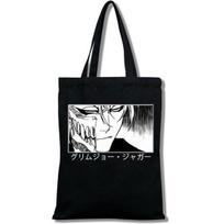 „Death Note Bleach-Ichigo“ pirkinių krepšys, dviračių krepšys, medžiaginiai krepšiai, bakalėjos krepšiai, ekologiški krepšiai 31*36cm