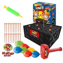 Balloon Box Game Hammer Balloon Blast Box Game Fun Creative Spin Game Anti Stress Crazy Party Prank Funny Kids Educational Toys black