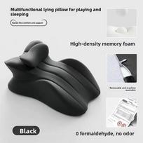 Suaugusiųjų poilsio pagalvė su atminties putų atrama poros miegamojo atsipalaidavimui Black gray