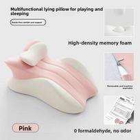 Suaugusiųjų poilsio pagalvė su atminties putų atrama poros miegamojo atsipalaidavimui Pink White
