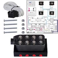 Oro pakabos solenoidinis kolektorinis vožtuvas 4 kampų oro pakabos solenoidinis vožtuvas SMV-02 Maxpower gray