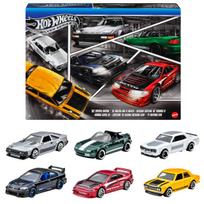 Hot Wheels Streets of Japan Transporto priemonių žaislų rinkinys Mini automobilis 6 automobiliai 3 metų ir vyresniems Multi JBY77 gray