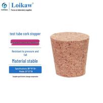 Leigu Conical Cork Stoppers (10-Pack) Top 19mm, Bottom 26mm, Height 28mm brown