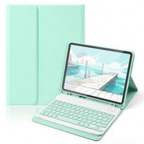 Dėklas su klaviatūra iPad 10 kartos, 10,9 colio, belaidis Bluetooth, magnetinis, odinis, iPad 10 dėklui, Funda Korean