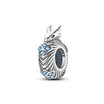 925 silver Flying Dragon pendant charm for bracelet necklace DIY female jewelry Easter gift dragon series gray