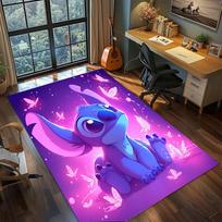Stitch: Summer Surfing Rug Carpet Large Area Rug Non Slip Washable Floor Mat Gamer Room Bedroom Home Decor 100x120cm