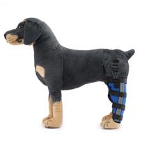 Breathable Pet Knee Pads Dog Support Brace for Right & Left Leg Hock Joint Wrap Injury Recovery Protector Dog Leg Support (as the picture,XS) black