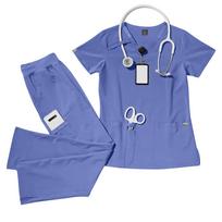 Unisex Medicininiai Uniforminiai Drabužiai Vyrams Moterims Slaugos Drabužiai Laboratorijos Grožio Kostiumas Slaugytojos Darbo Drabužių Rinkinys Gydytojo Dantisto Darbo Drabužiai Klinikinės Kelnės M mėlyna
