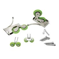 Nylon Wardrobe Rollers Sliding Door Rollers Cabinet Door Gliders set for Smooth & Quiet  Door Operate In Homes Or Office