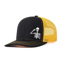 Skull Graphic Baseball Cap With Breathable Cotton For Adults Summer Fashion StyleK black
