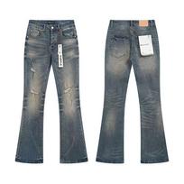 LUXEON Splicing Flare Džinsai Vyrams Stacked Kelnės Streetwear Kelnės Harajuku Goth Plateškės Kelnės Punk Ilgos Kelnės 30 gray
