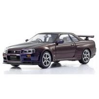 Kyosho 1/43 Nissan Skyline R34 GT-R V-Spec (Midnight Purple III) KS03936P gray