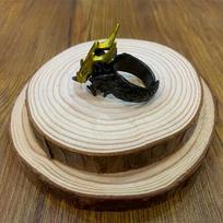 Vintage Gothic Style Open Dragon Ring Men's Jewelry Accessory black