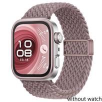 Nailono magnetinis dirželis Huawei Watch Fit 4/3, pintas, kvėpuojantis, skirtas Huawei Watch Fit 4 Pro, sportinis apyrankės dirželis, priedai For Huawei Fit 4 gray