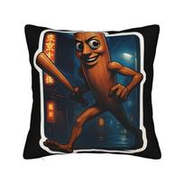 Pagalvės užvalkalas Tralalero Tralala vejasi Tung Tung Tung Sahur Mielas juokingas pagalvės užvalkalas sofai namų dekoravimui Pagalvės užvalkalai 30cmx30cm brown