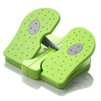 Foot Stepper Machine Reinforced Nylon Mini Stepper Trainer Quiet Folding Under Desk Leg Workout Trainer Apple Green žalia