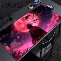 Anime N-naruto Itachi Uchiha Pelės kilimėlis Žaidėjo kompiuterio korpusas Didelis stalo kilimėlis Klaviatūros žaidimų priedai Pelės kilimėlis Neslystantis kilimas 30x60cm