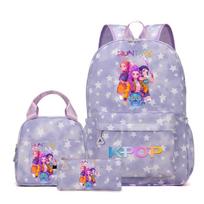 KPop Demon Hunters Professional Workers With Meal Tote Compact Heat-keeping Big-capacity Lunch Bag Sling Bag Dual-purpose