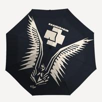1pc RAMMSTEIN Automatic Folding Umbrella, Portable Design with 8 Ribs, Casual Outdoor Accessory HolidayBirthday Gifts yy250814040 gray