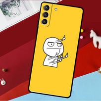 Funny Man Middle Finger Funda For Samsung Galaxy S26 S25 S24 S21 S22 S23 Ultra S10 Plus S20 FE S25 FE Phone Case Galaxy S22Ultra white