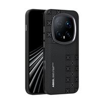 For HUAWEI Honor Magic 8 RSR Case Magsafe Magnetic Wireless Charging Carbon graid Pattern Camera Circle Mobile Phone Case Honor Magic8 RSR Porsche Design black