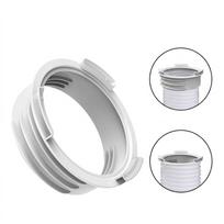 130/150 MM Air Conditioner Hose Adapter Dual Thread Anti-Crack Window Vent Pipe Adapter Heat Resistant Universal