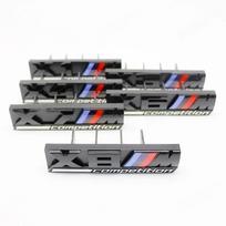 3D ABS Automobilio Priekinės Grotelių Ženklelis Emblema BMW M XM2 XM3 XM4 X5M XM6 M7 F48 G01 E84 E83 F39 F10 F30 G11 Automobilio Išorės Aksesuarai X8M Competition juoda