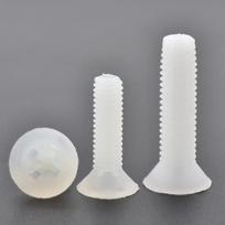 Baltas/Juodas Nailoninis Plastikinis Įleidžiamoji Galvutė Varžtas M2 M2.5 M3 M4 M5 M6 M8 Plokščia Galvutė Varžtai Įleidžiamoji Phillips Varžtai Ilgis:4~40mm M6x20(50pcs) balta