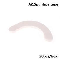 20 Pcs/Box Bag Elastic Ostomy Barrier Strips Hydrocolloid Waterproof Leak Skin Adhesive Tape for Colostomy white