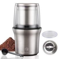 DR MILLS DM-7412(N) Electric Dry Spice & Coffee Grinder, Detachable Cup, Washable, SUS304 Stainless Steel Blade & Cup, Stainless Color,