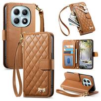 Suitable for Xiaomi Redmi Note 15 phone case, small fragrance style magnetic card slot with lanyard flip cover leather case Redmi Note 14 5G Domestic