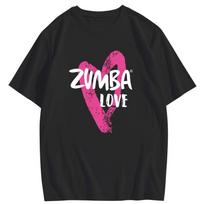 Aš myliu Zumba šokį Širdis Marškinėliai Moteriški Drabužiai Juokingas Užrašas Femme madingi viršutiniai drabužiai permatomi marškinėliai XS pink