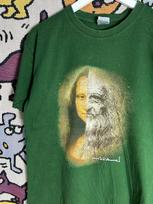 Vintage 2000s Monalisa Art tshirt size L 130 gray