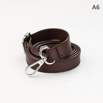Rankinės Aksesuarai 130 cm Ilgio Reguliuojamas PU Odos Rankinės Dirželis Per Petį 1,8 cm Pločio Pečių Rankinės Dirželio Pakeitimas Coffee Silver