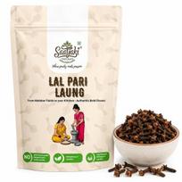 Saatyaki Naturals Organic Clove -50gm |Pure & Natural Whole Lal Pari Laung/Lavang/Lavangam| Indian Khada Masala, Non-GMO 50GM white