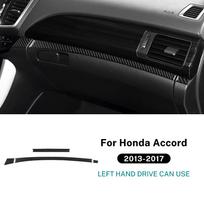 Carbon Fiber Dashboard Trim for Honda Accord 2013-2017 LHD Left Hand Drive BK juoda