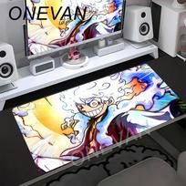 One Piece Luffy Extended Gaming Mouse Pad Large Desk Mat Xxl Non-Slip Rubber Base Stitched Edge for PC Gamer Laptop Keyboard pad 30cmx80cm