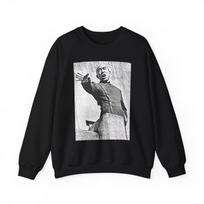 Yukio Mishima Graphic Crewneck Sweatshirt, Motivational Gift, Unisex Apparel, M white