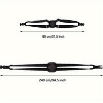 Daugiafunkcinis kryžminis pakavimo diržas, bagažo diržas, lagaminas, diržas, bagažo krepšio tvirtinimo diržas, elastingas elastinis laidas black