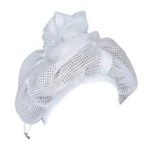 Reusable Net Plopping Bonnet Mesh Soulta Net Plopping Bonnet Adjustable Hair Drying Hoods Hair Net Snoods with Drawstring balta
