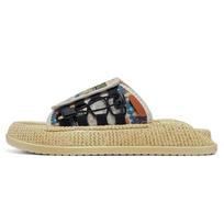 Men's fashion summer slippers anti slip anti odor soft bottom breathable  wear-resistant casual beach teenagers sports sandals 44 beige