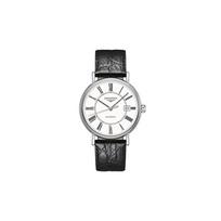 Longines Fashion Series Automatic Mechanical Movement Calendar Date Display Watch Men Watches White Steel Black L4.922.4.11.2 Regular Watch Box gray