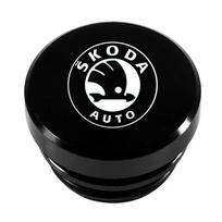 Universal Car Cigarette Lighter Button Cover for Skoda Kodiaq ZC15 Karoq Superb Fabia Kamiq Octavia Citigo Yeti Rapid Scala Vision juoda