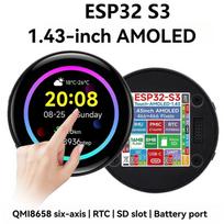 ESP32 S3 Development Board 1.43 Inch AMOLED Display Touchscreen With SD-Port/ QMI8658C 6-Axis Sensor For Arduino LVGL A