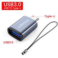 „Essager USB 3.0 Type-C OTG Adapter Type C“ USB C „Macbook Xiaomi Samsung S20“ USBC OTG jungties keitiklis iš kištuko į USB lizdą USB to Type C
