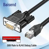 RJ45 to DB9 Male RS232 Serial Console Cable 1.5m gray