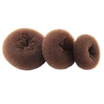 3Colors Fashion Elegant Hair Bun Donut Foam Sponge Easy Big Ring Hair Styling Tools Hairstyle Hair Accessories For Girls Women