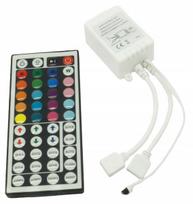 RGB valdiklis Kontroleris Nuotolinio valdymo pultelis LED juostoms 12V IR