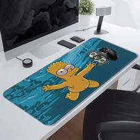 Cartoon Funny Simpson overlock Mouse Pad Desk accessories Game Console Pad office Pad Keyboard Mouse Pad Computer Laptop Pad 800x400x2mm