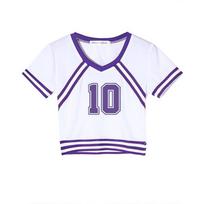 Cheerleading Uniforms Girls Boys Team Sports Games Stage Performance Outfits L white